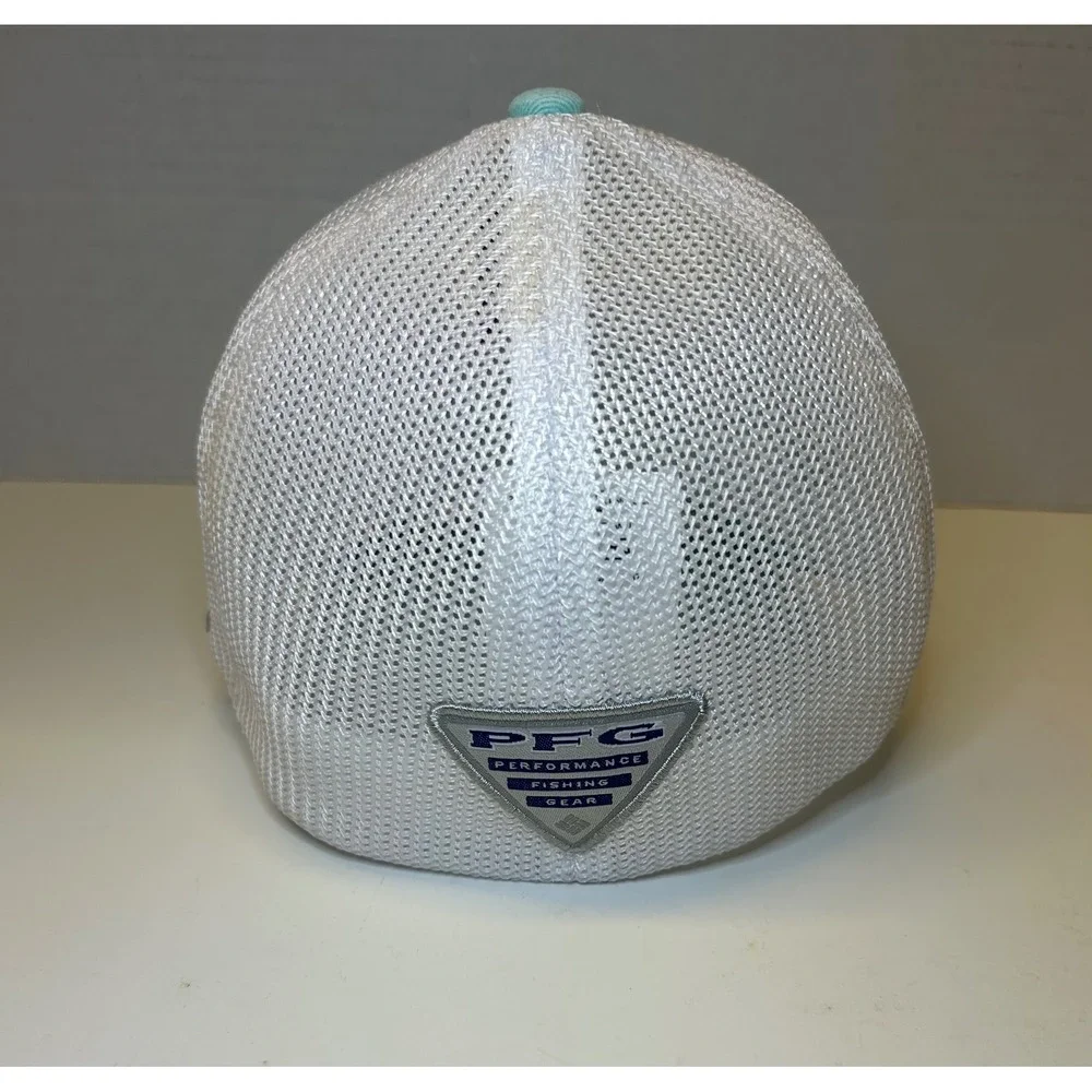 Columbia PFG Mesh Back Trucker Hat Kids Youth O/S Performance Fishing‎ Gear Teal